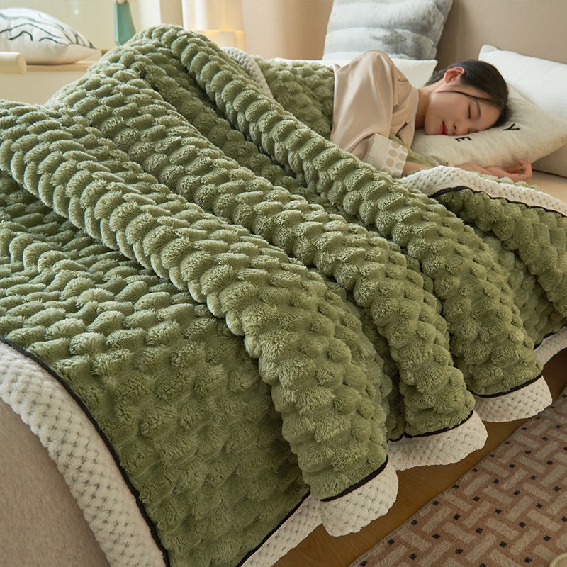 Coral Flannel Winter Thicken Thermal Cover