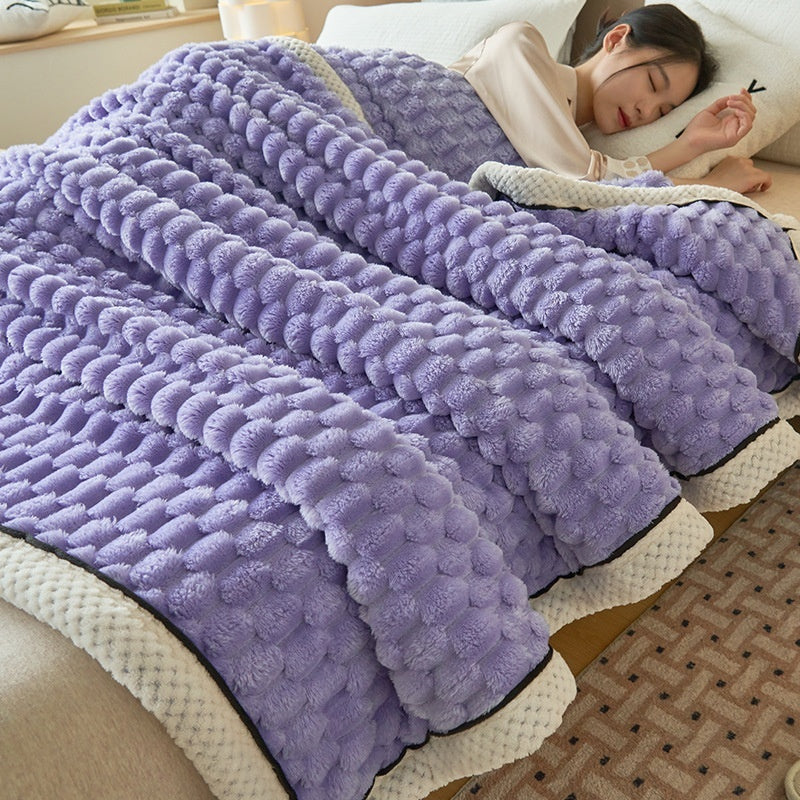 Coral Flannel Winter Thicken Thermal Cover