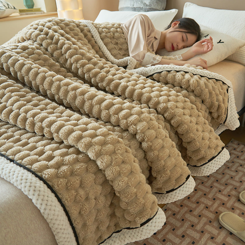 Coral Flannel Winter Thicken Thermal Cover