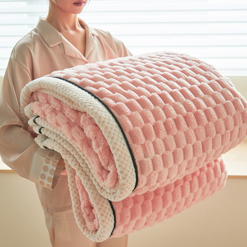 Coral Flannel Winter Thicken Thermal Cover