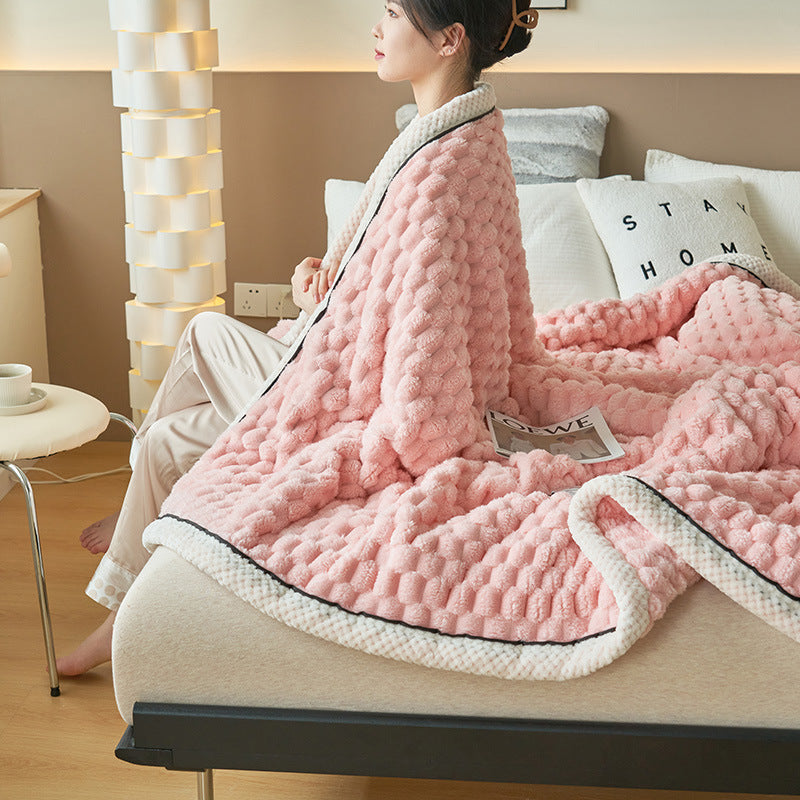Coral Flannel Winter Thicken Thermal Cover