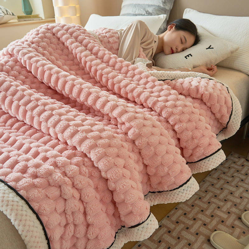 Coral Flannel Winter Thicken Thermal Cover