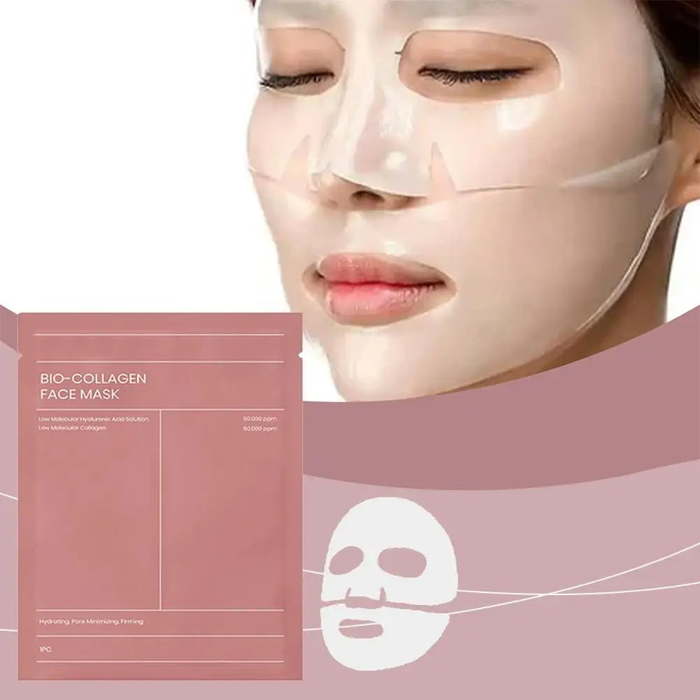 Real Deep Bio Collagen Mask Deep Moisturizing Hydrating Overnight Face Mask Refreshing Brightening firming Skin Care mask