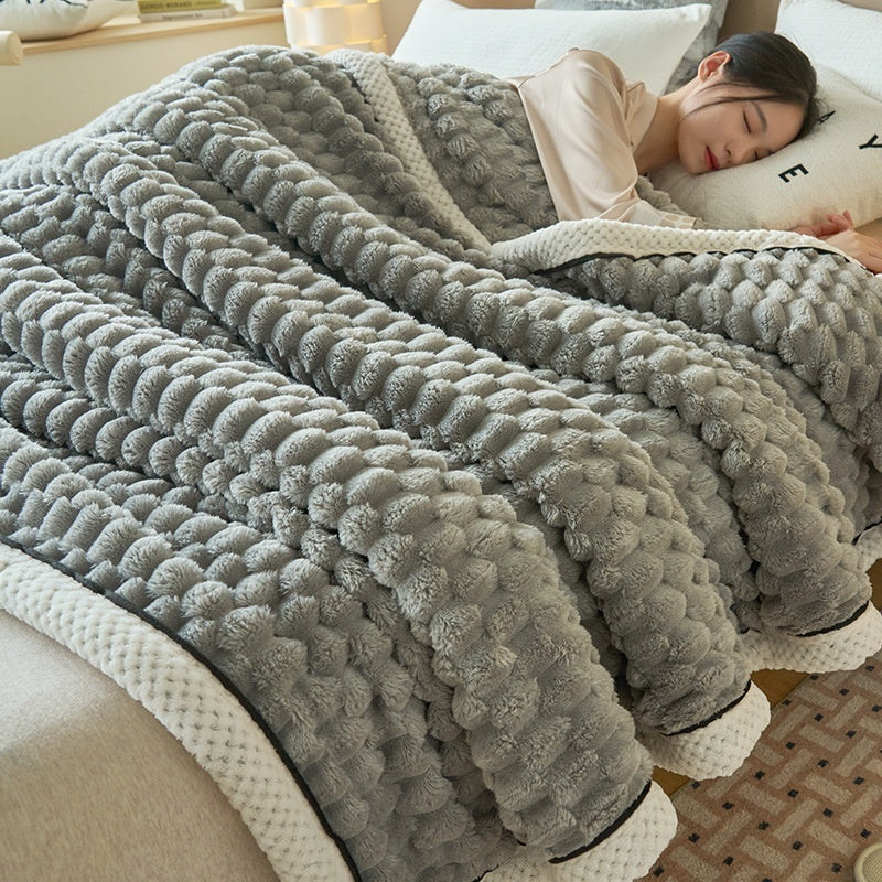 Coral Flannel Winter Thicken Thermal Cover