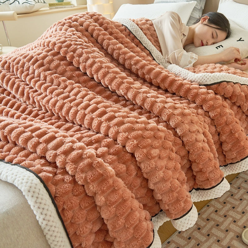 Coral Flannel Winter Thicken Thermal Cover